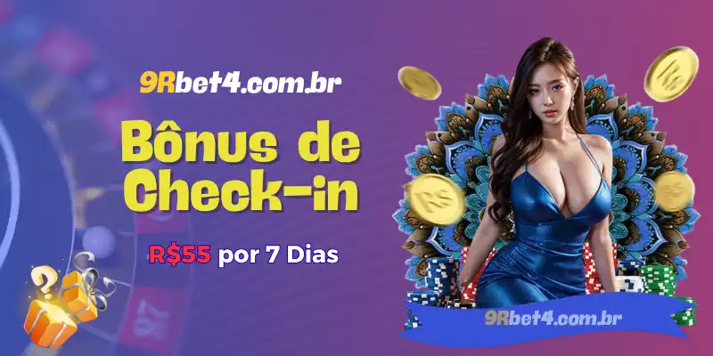 Bônus de Check-in Diário 9RBet